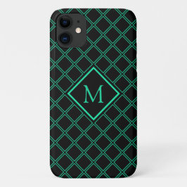 Monogramm für Neo Mint und Black Diamond Case-Mate iPhone Hülle