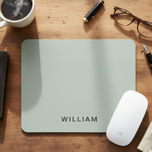 Monogramm für personalisierte Ash-und-Name Elega Mousepad