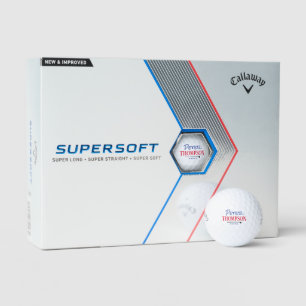 Monogramm für personalisierte Namen für klassische Golfball