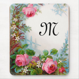 MONOGRAMM FÜR Rose UND JASMINEN Mousepad