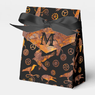 Monogramm für rostfreie Steampunken Geschenkschachtel