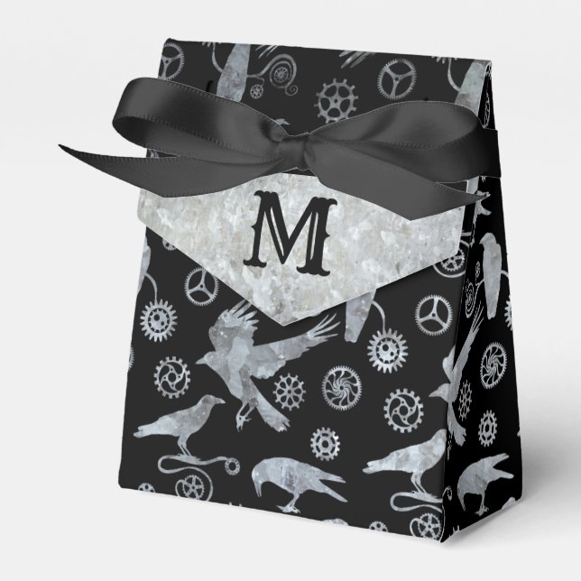 Monogramm für Stahlstangen und -kronen Geschenkschachtel (Vorderseite)