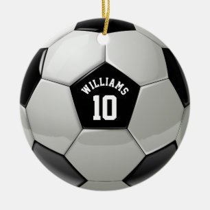 Monogramm Fußball-Fußballverband Keramik Ornament