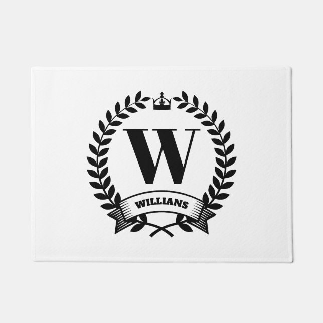 Monogramm Fußmatte (Vorderseite)