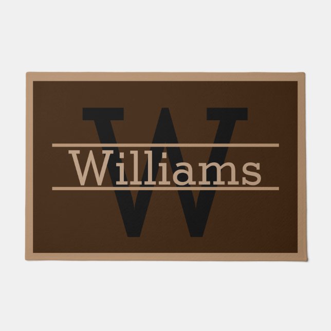 Monogramm Fußmatte (Vorderseite)