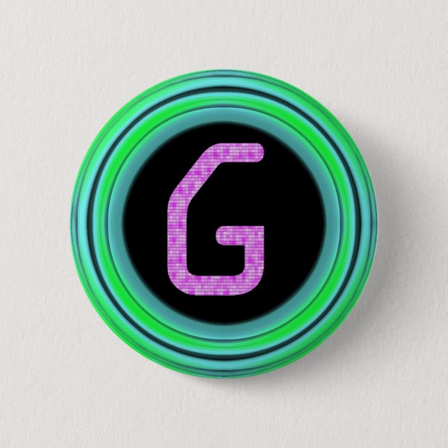 Monogramm "G" Button (Vorderseite)