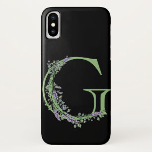 Monogramm G Lavendel Eukalyptus Case-Mate iPhone Hülle