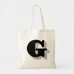 Monogramm "G" Totbeutel Tragetasche