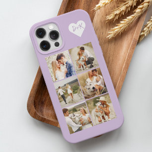 Monogramm-Galerie mit 8 personalisierten Fotos - iPhone 15 Pro Max Hülle