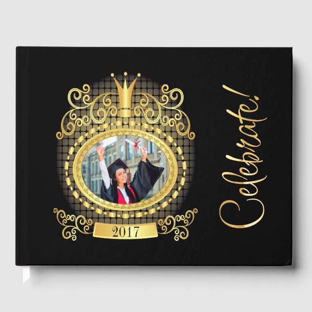 Monogramm-Gast, Speicher, Abschluss-Buch Gästebuch (Vorderseite)