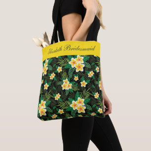 Monogramm Gelb Grüne Florale Botanische Brautjungf