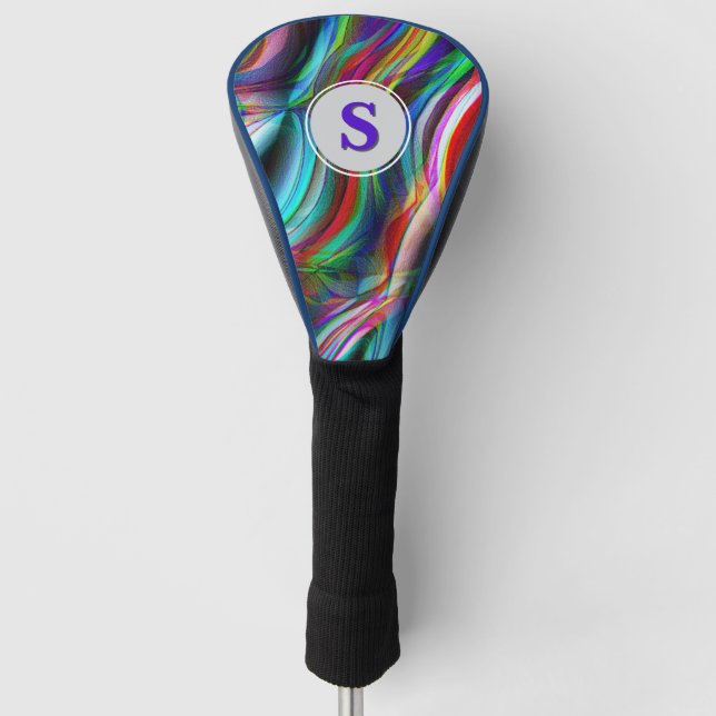 Monogramm gemalte Dunes Golf Headcover (Vorderseite)