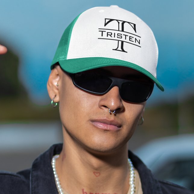 Monogramm-Geschenk Truckerkappe (Von Creator hochgeladen)