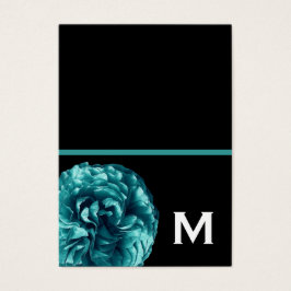 Monogramm-Geschenktasten der Türkisfarben-Rose ode