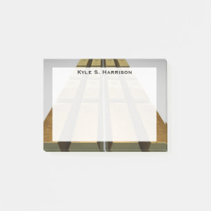 Monogramm Goldbarren Feng Shui Wohlstand Post-it Klebezettel