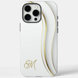 Monogramm Golden Swirl  iPhone 16 Pro Max Hülle