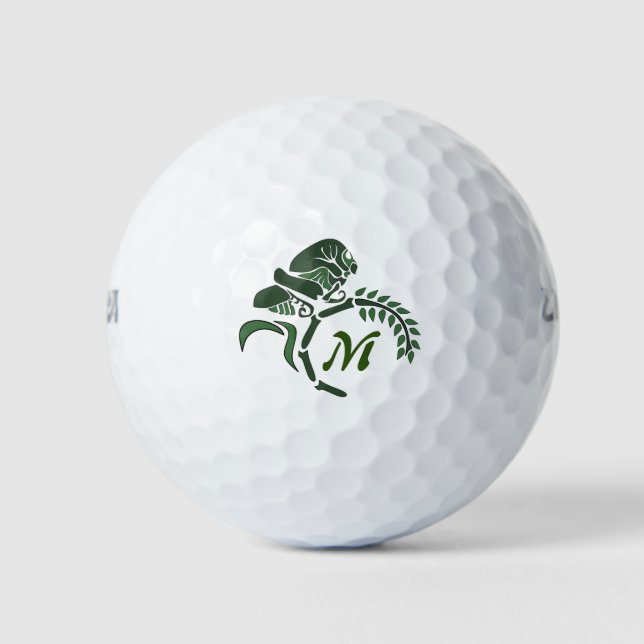 Monogramm Golfball (Vorderseite)