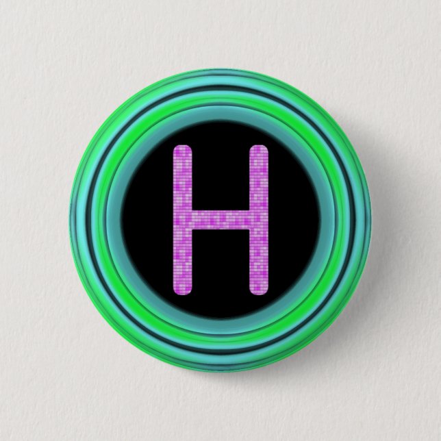 Monogramm "H " Button (Vorderseite)