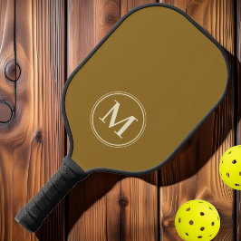Monogramm Halbjahrsfarbe für feste, warme Wüste Pickleball Schläger