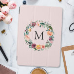 Monogramm Herbst Blume Herbstliche Rose Blumendruc iPad Pro Cover<br><div class="desc">Einführung in unsere Monogram Herbst Herbst Rose Blume Floral Wreath iPad Luftabdeckung. Mit der Aquarelldarstellung der Blume und der Anordnung der Blätter fügen Sie Ihrer elektronischen Sammlung Vintagen Naturcharme hinzu. Es kann ein großartiges Geschenk für Vintage Naturästhetiker sein.</div>