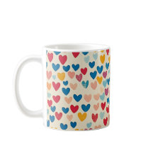 Monogramm, Herz-Geschenk, farbenfroh, modern, kund