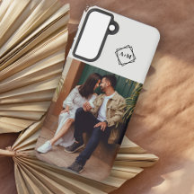 Monogramm Hinzufügen eines eigenen grauen Fotos