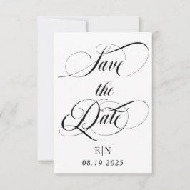 Monogramm-Hochzeitsstift Save The Date