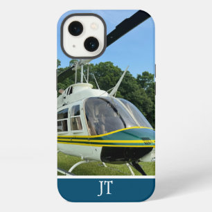 Monogramm Hubschrauber Foto, Coole und Stylische L iPhone 13 Hülle