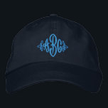 Monogramm-Hut Bestickte Kappe<br><div class="desc">Monogramme machen sofort alles niedlicher!</div>