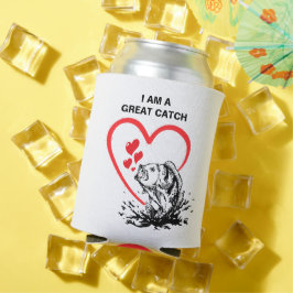 Monogramm I BIN EINE GROSSE FANGLiebe Dosenkühler