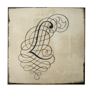 Monogramm 'I' Fliese