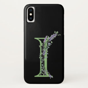 Monogramm I Lavendel Eucalyptus Case-Mate iPhone Hülle