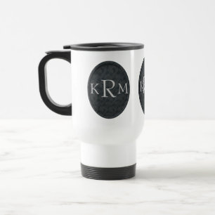 Monogramm Ihrer Initialen Personalisiert Reisebecher