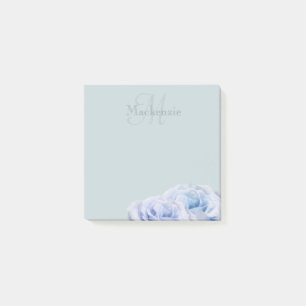 Monogramm Individuelle Name Pastel Lilac Rose Dust Post-it Klebezettel