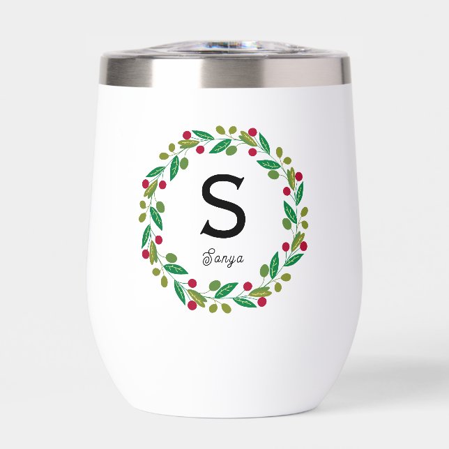 Monogramm initial - Christmas (Vorderseite)