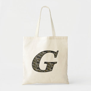 Monogramm Initial G Hydrangea Floral Tote Bag Tragetasche