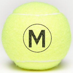 Monogramm Initial Personalisiert Tennisbälle