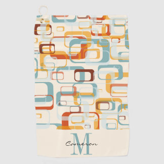 Monogramm Initial und Name Personalisiert Golfhandtuch