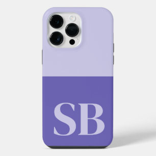 Monogramm Initiale Minimalistischer Stylischer Cas iPhone 14 Pro Max Hülle