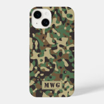 Monogramm-Initialen der Camouflage Tarnmuster