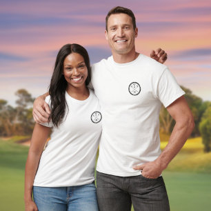 Monogramm-Initialen Klassisches Golf T-Shirt