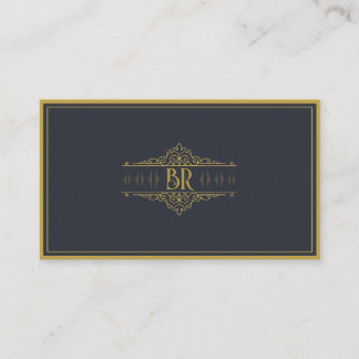 Monogramm-Initialen unterscheiden Persönliche Indi Visitenkarte