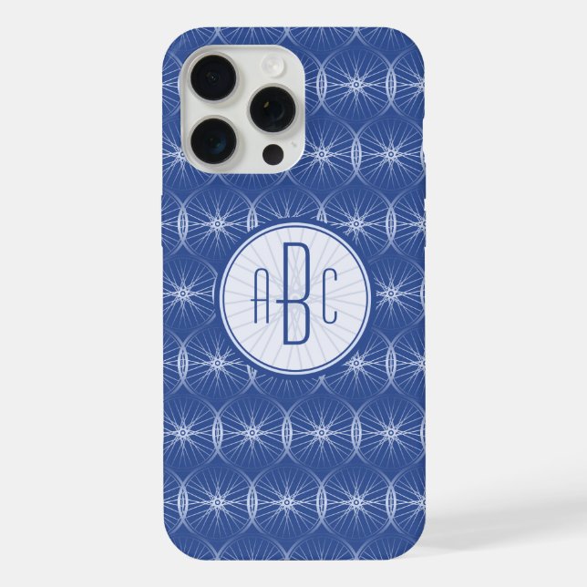 Monogramm iPhone Hülle (Rückseite)