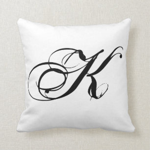 Monogramm K Kissen