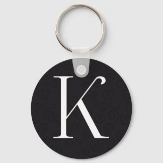 Monogramm K Schlüsselanhänger