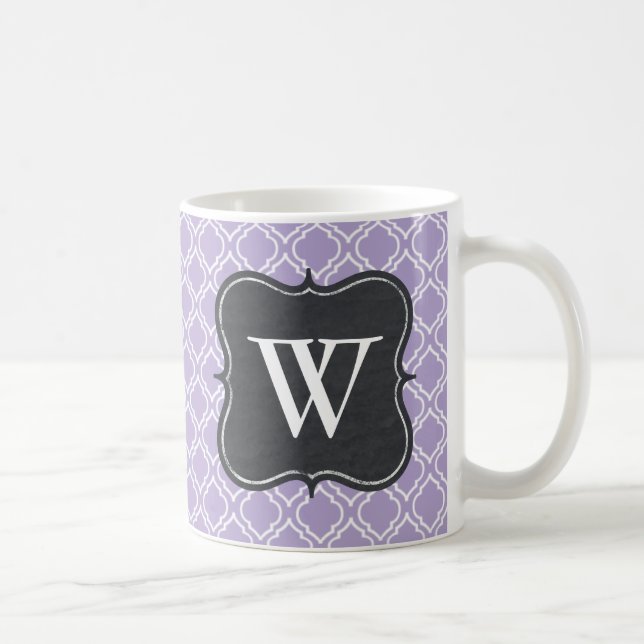 Monogramm-Kaffee-Tasse Tasse (Rechts)