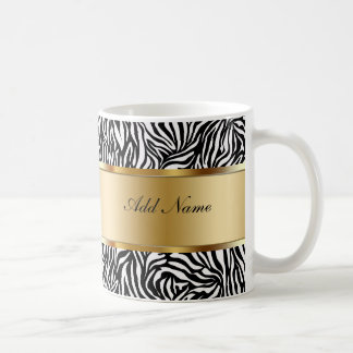 Monogramm-Kaffee-TassenZebra Tasse
