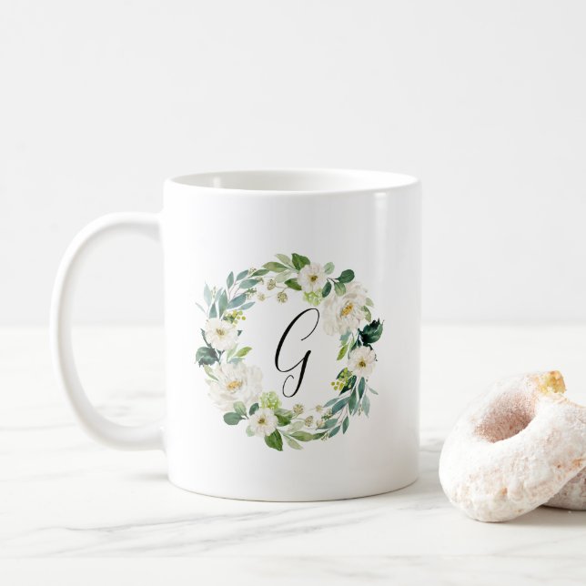 Monogramm Kaffeetasse (Mit Donut)