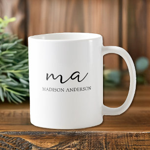 Monogramm Kaffeetasse