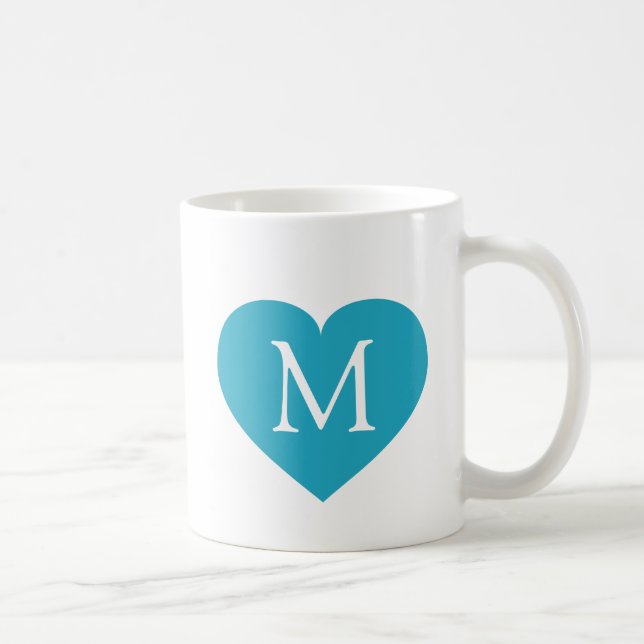 Monogramm Kaffeetasse (Rechts)